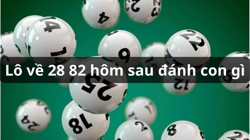 Lô về 28 82 hôm sau đánh con gì